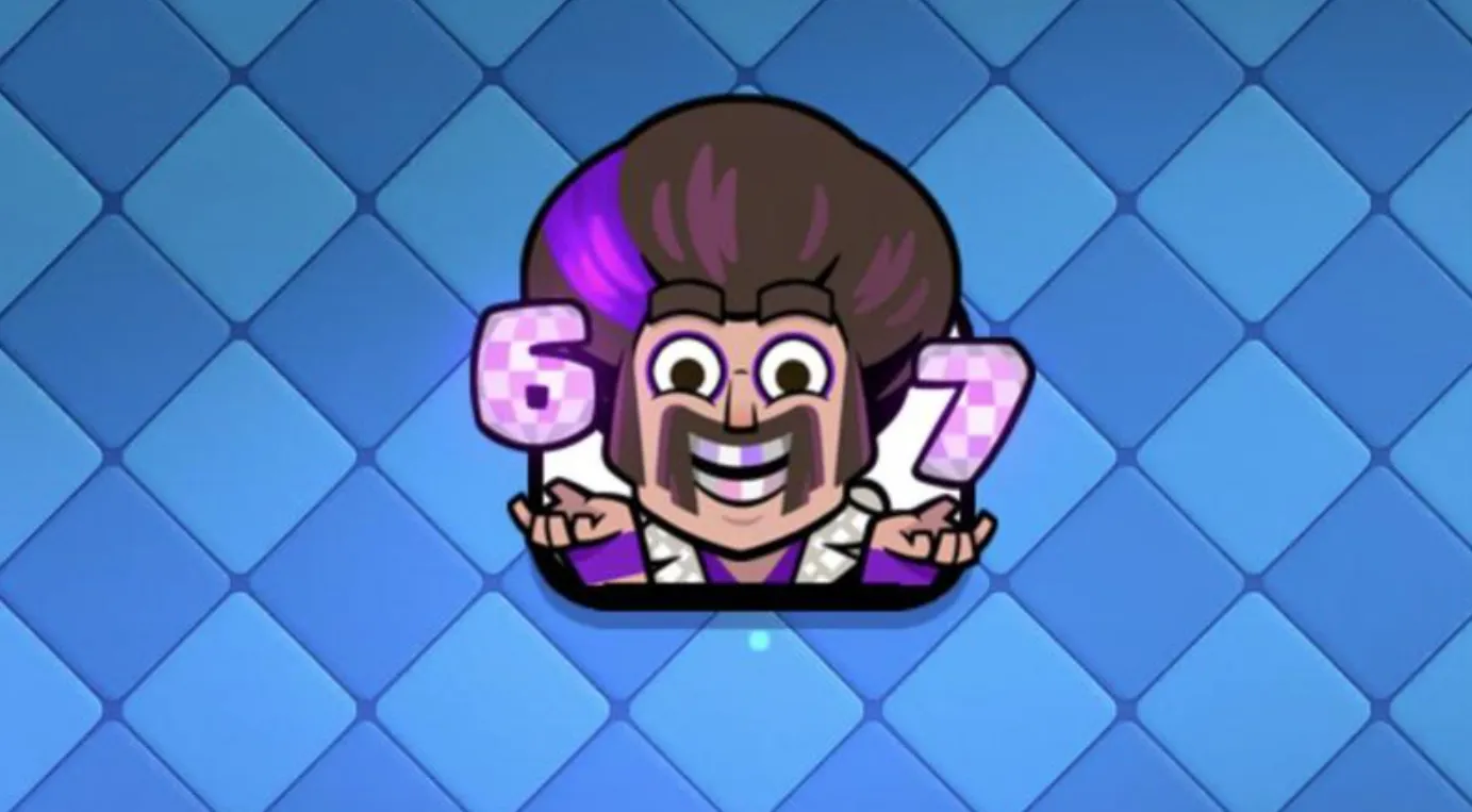 67 emote in clash royale